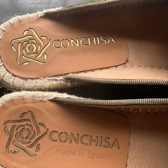 *** Conchisa Camouflage Espadrilles Slides Size 7 NWOT (ZZ) - Picture 6 of 7